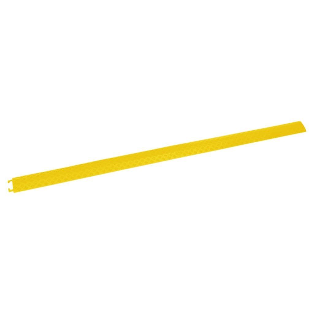 vidaXL Parkschwelle Kabelbrücken 2 Stk 98,5 cm Gelb