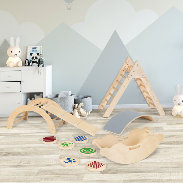 2 in 1 Balanceboard & Balanciersteine