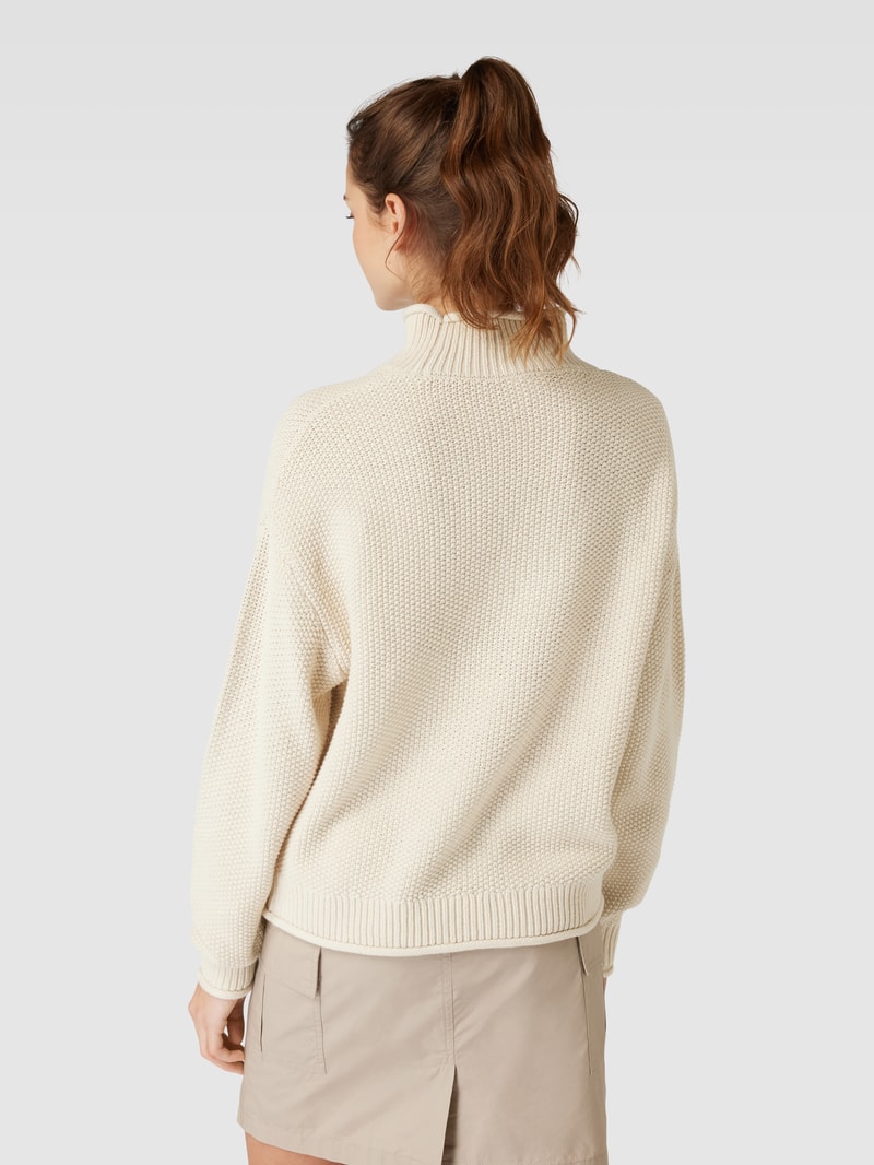 Strickpullover mit Turtleneck Modell 'MALVA' in offwhite