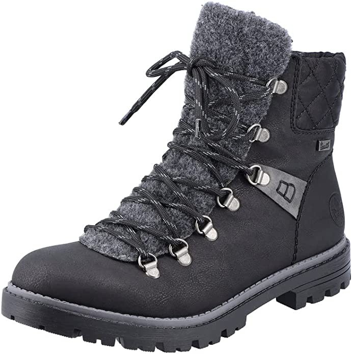 RIEKER Winterstiefel schwarz
