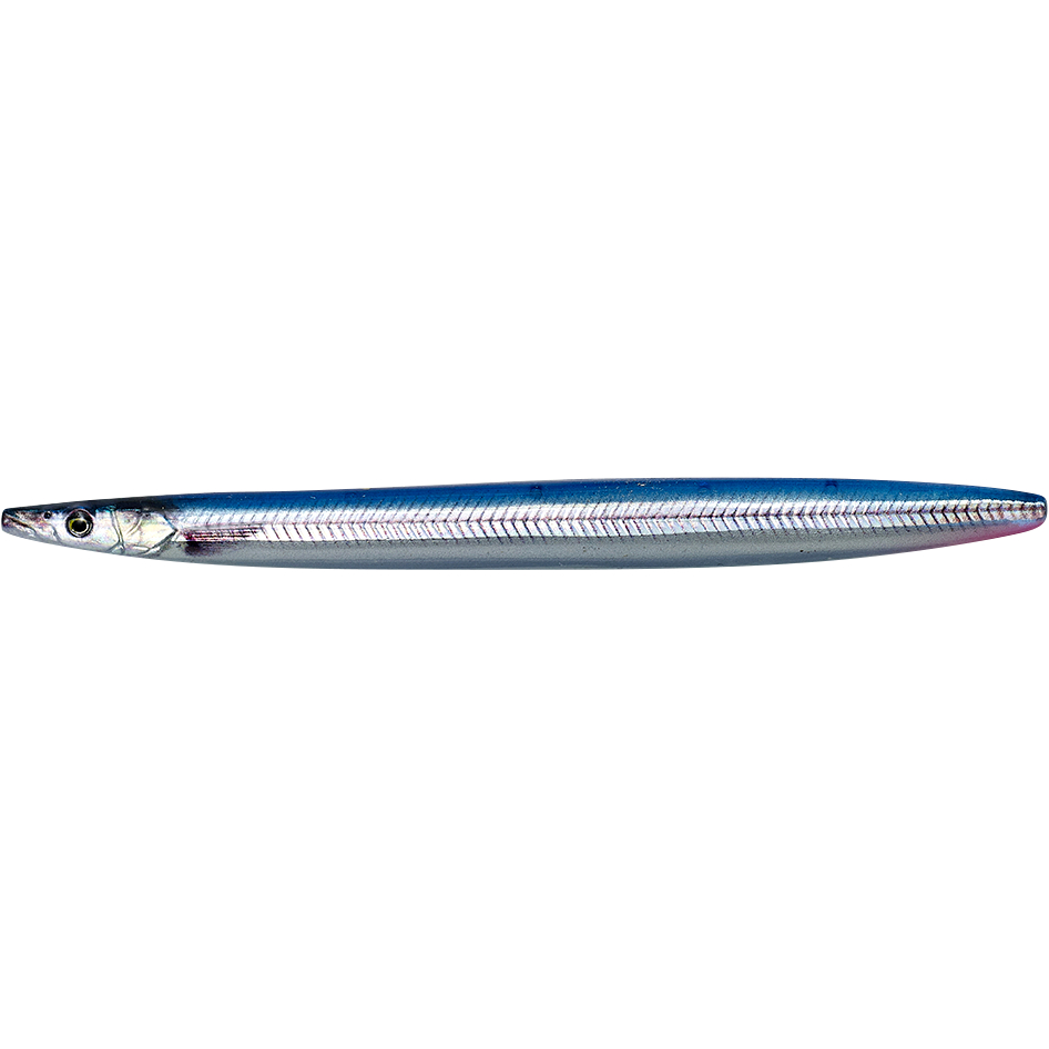 Savage Gear Meerforellenköder 3D Soft Line Thru (Blue Silver UV)