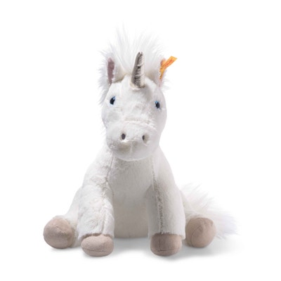 Soft Cuddly Friends Floppy Unica Einhorn, 35 cm, weiß