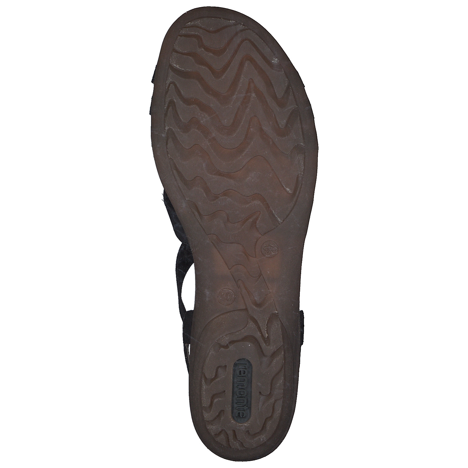 Remonte R3654, Keilsandaletten, Damen, schwarz/schwarz
