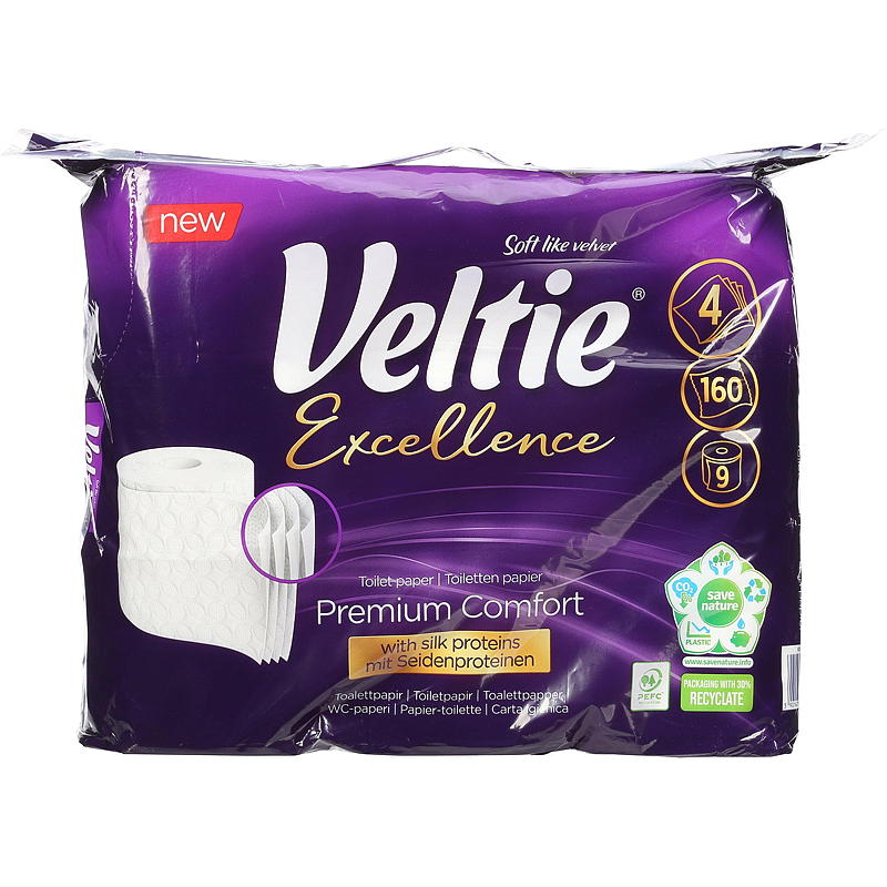 Veltie Toalettpapir 9-pk Veltie Excellence