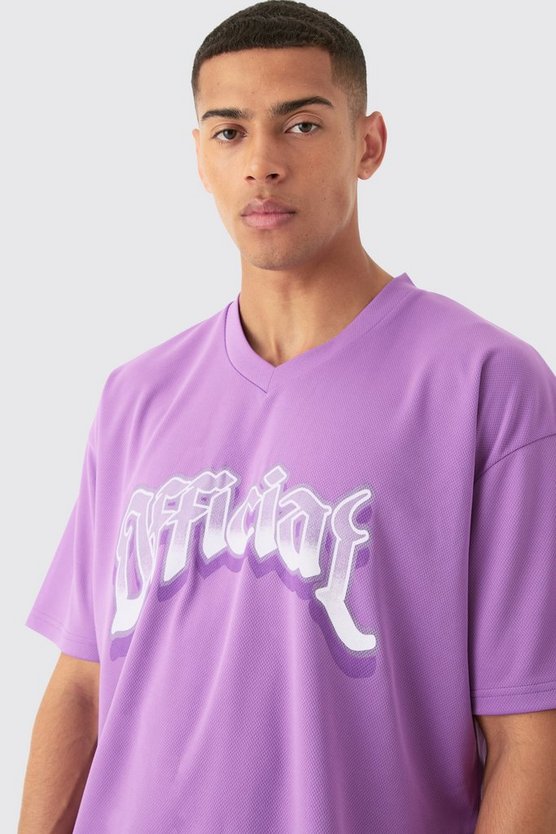 Oversize Official Mesh-Oberteil