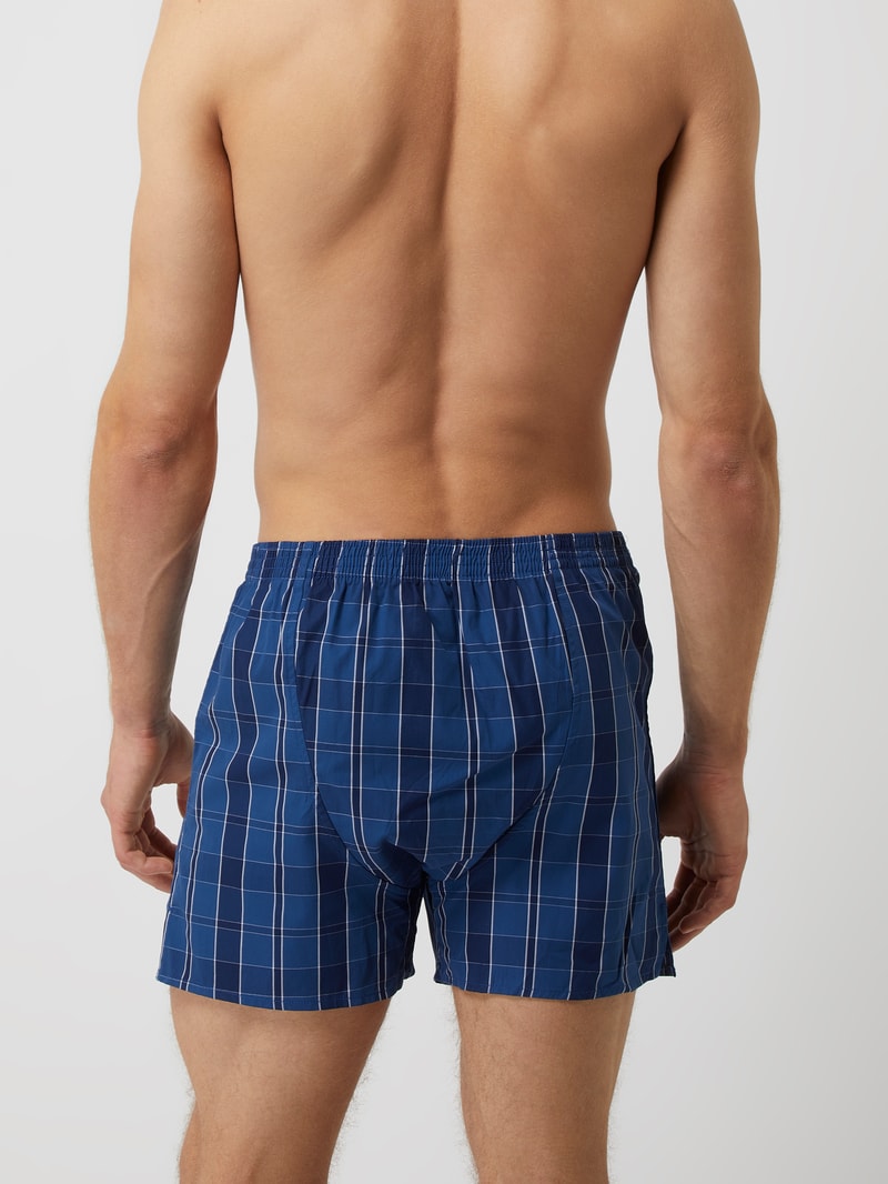 Boxershorts aus Baumwolle in dunkelblau