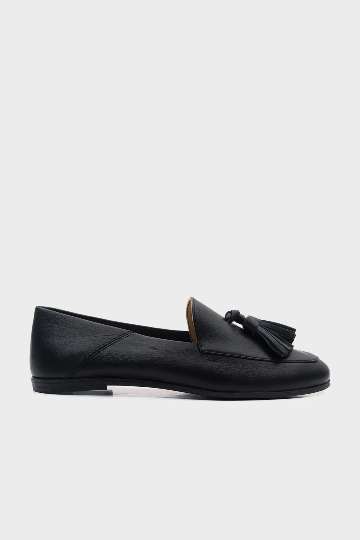 LuviShoes  F04 Schwarze Lederschuhe