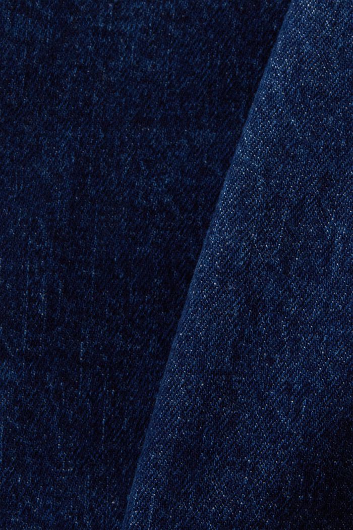 Schmal geschnittene Retro-Jeans mit hohem Bund