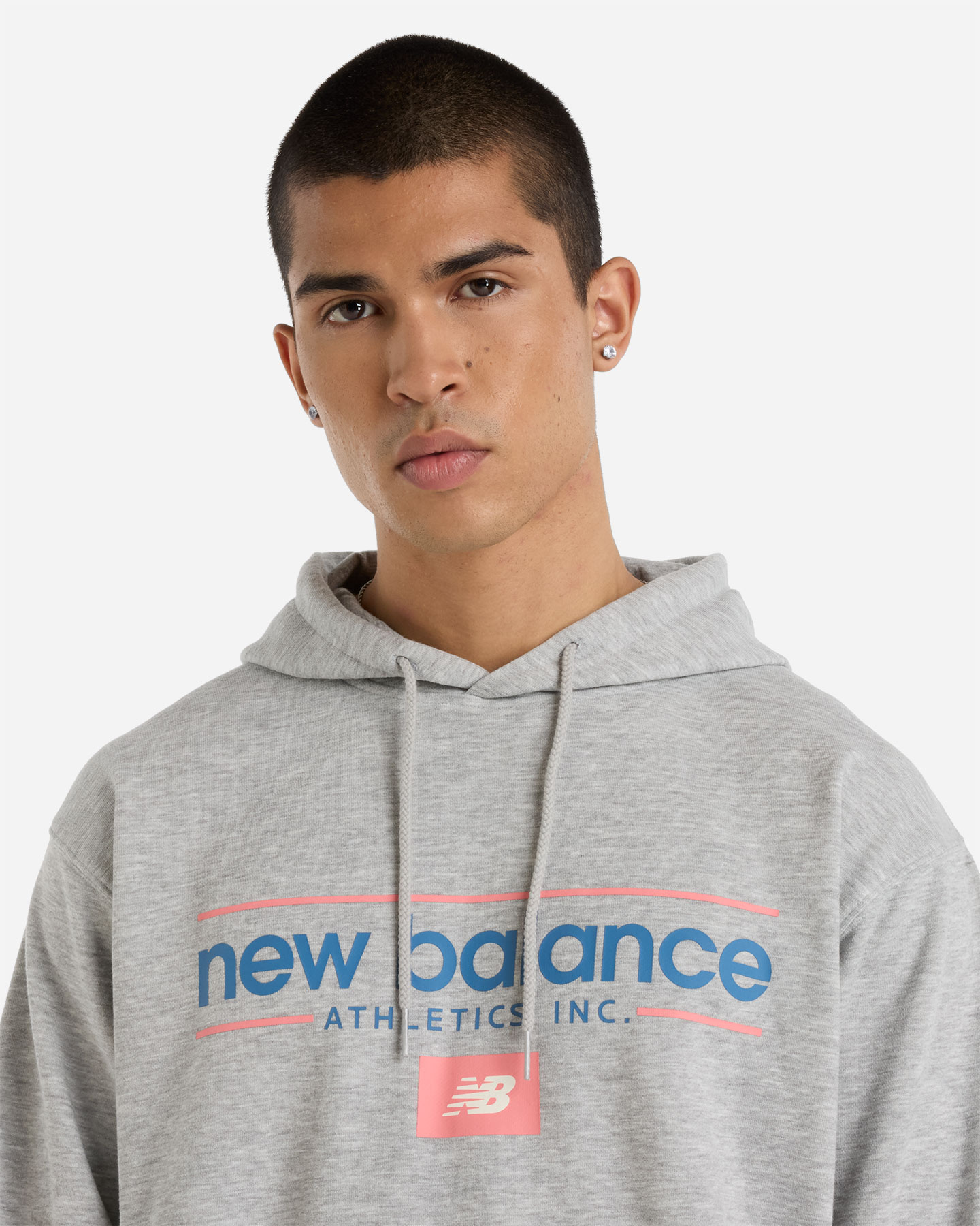 Felpa New Balance Big Logo M MT51928AG