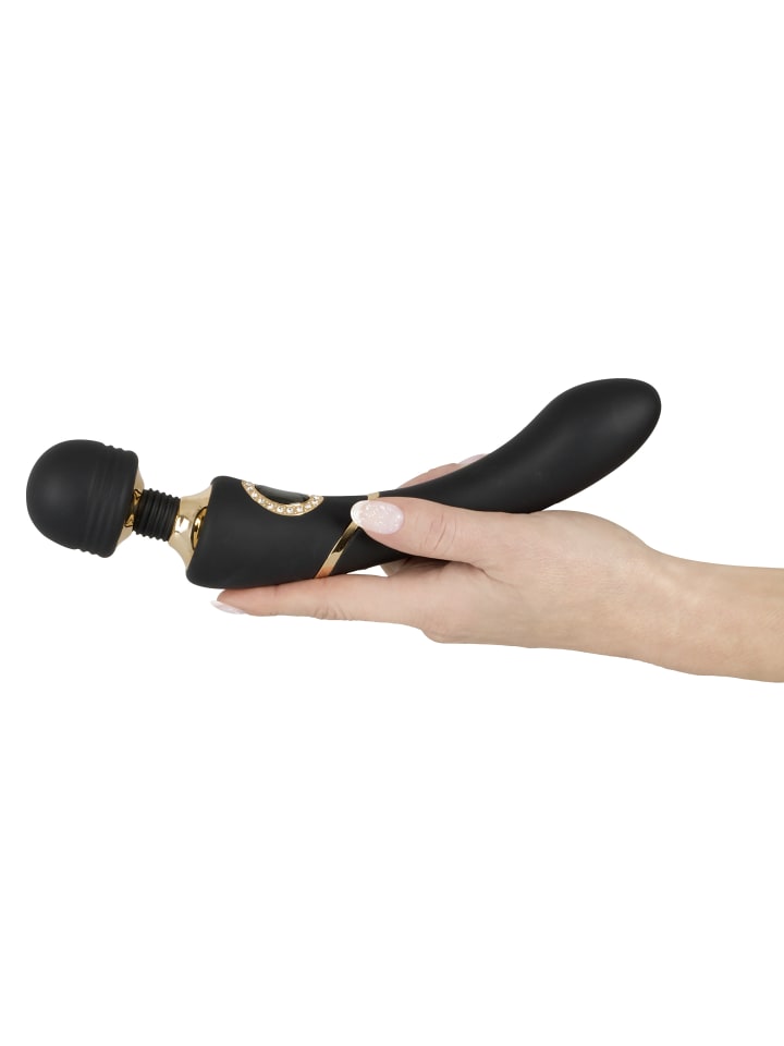 Cleopatra Massagestab Wand Massager in schwarz günstig kaufen 24 cm