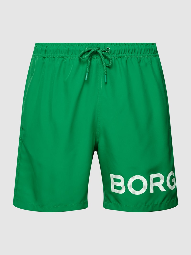 Badehose mit Tunnelzug Modell 'SHELDON' in grün