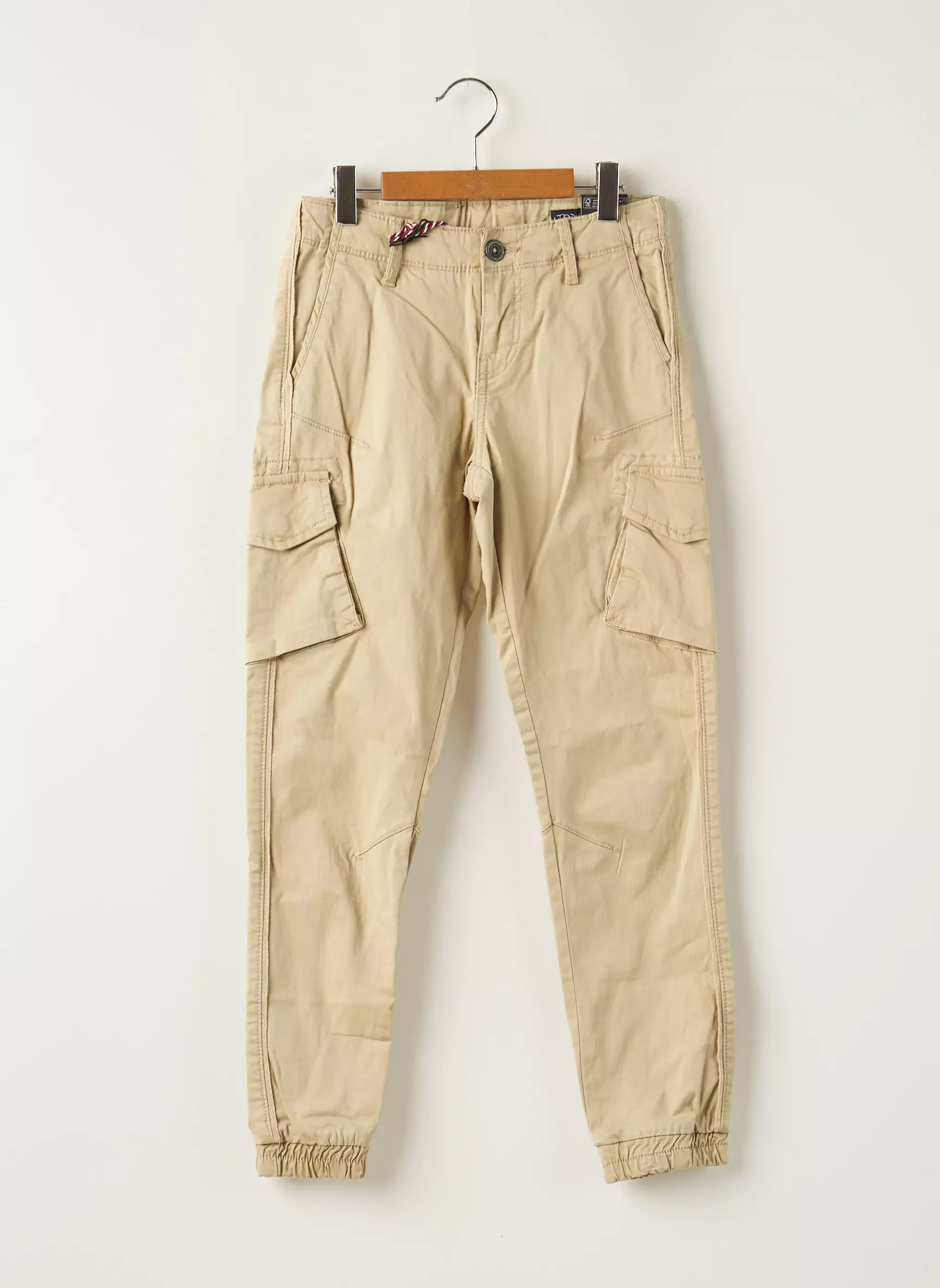 Teddy Smith Pantalons Cargo Garcon couleur beige