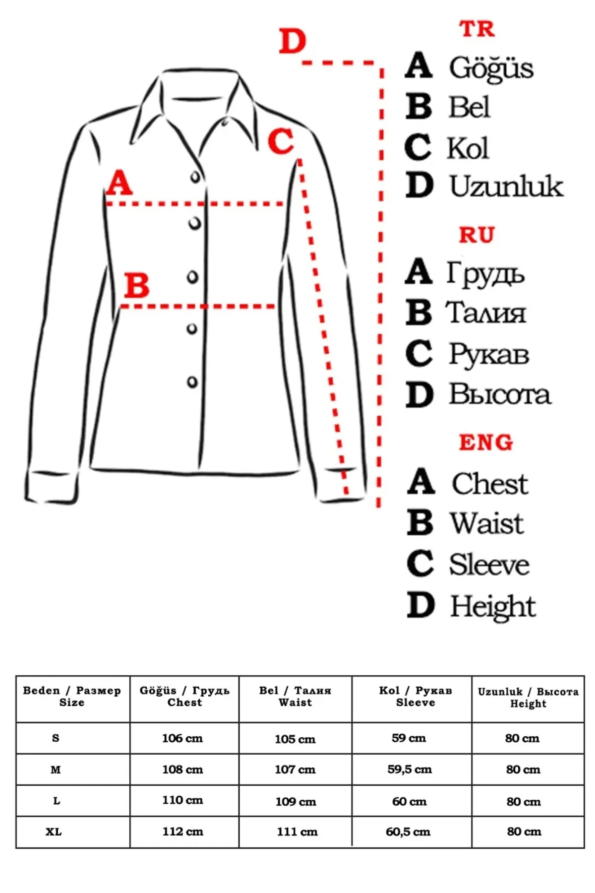 armonika  Übergroßes langes Basic-Shirt - Weiß