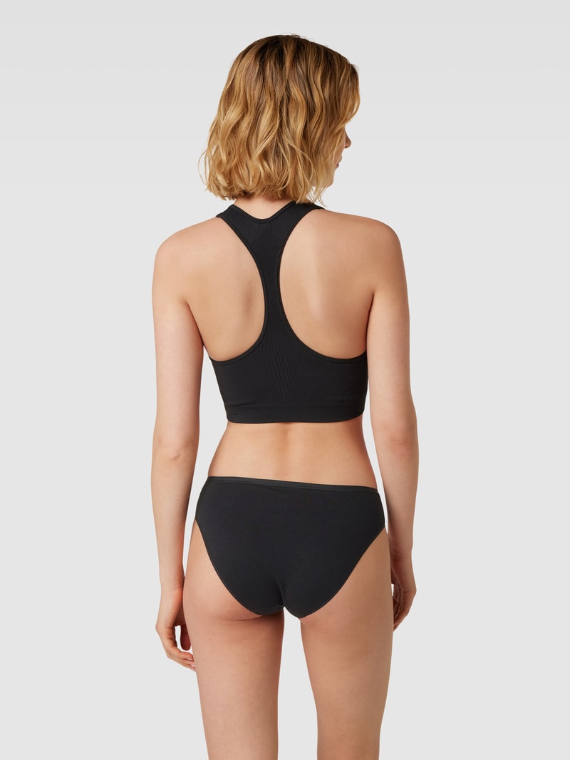Sport-BH mit Racerback in schwarz