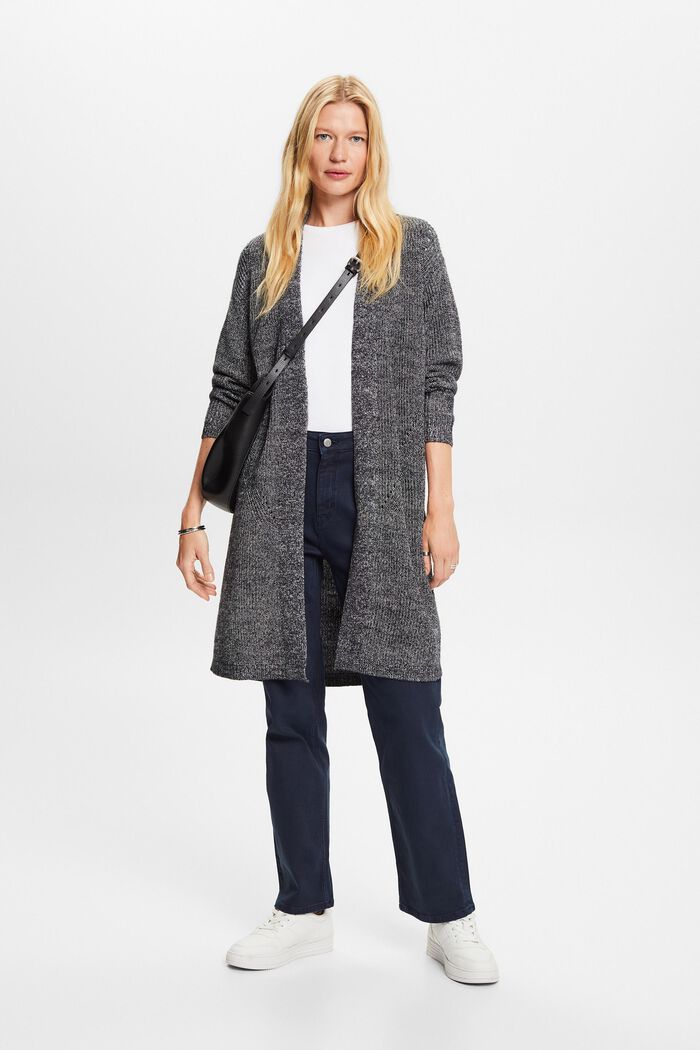 Langer Cardigan, Baumwollmix