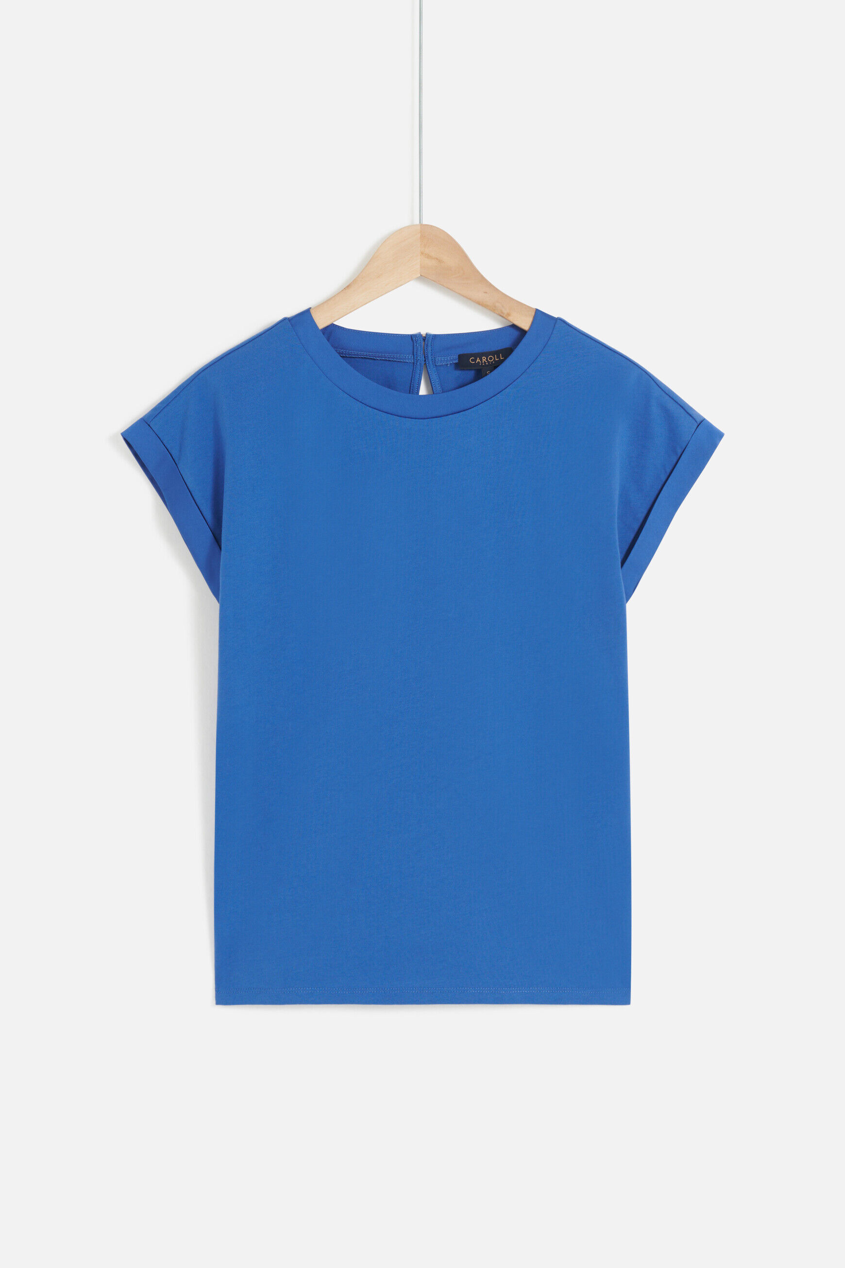 T-shirt tokie bleu electrique femme