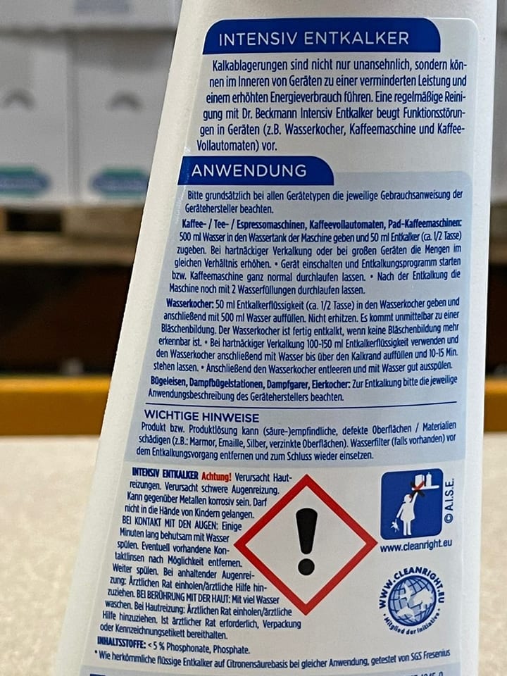 Dr. Beckmann 3er-Set: Intensiv-Entkalker, je 250 ml günstig kaufen onesize