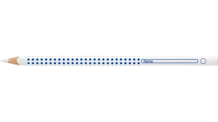 FABER-CASTELL Farbstift CASTELL HEFT + TAFEL Grip weiss