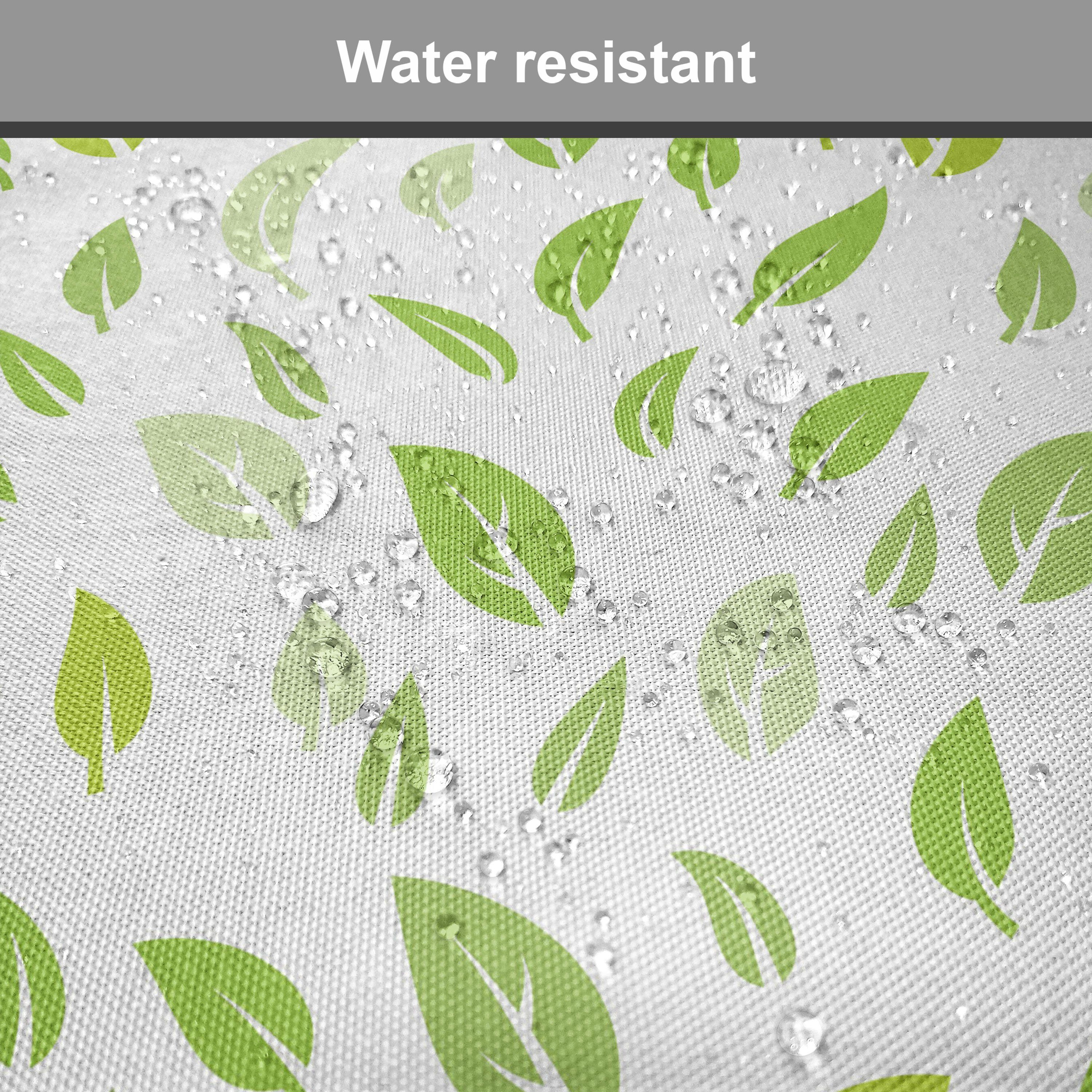 Abakuhaus Stuhlkissen Dekoratives wasserfestes Kissen mit Riemen für Küchensitze, Grün Sommer-Frühlings-Garten-Blatt