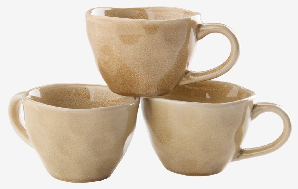 DETMER Espresso cup DETMER Ø7xH5cm 11cl beige