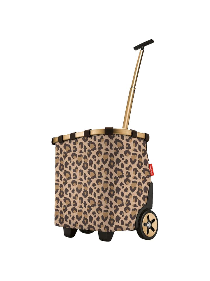 Reisenthel carrycruiser - Einkaufstrolley 47.5 cm (frame raffia black) in frame leo macchiato günstig kaufen onesize
