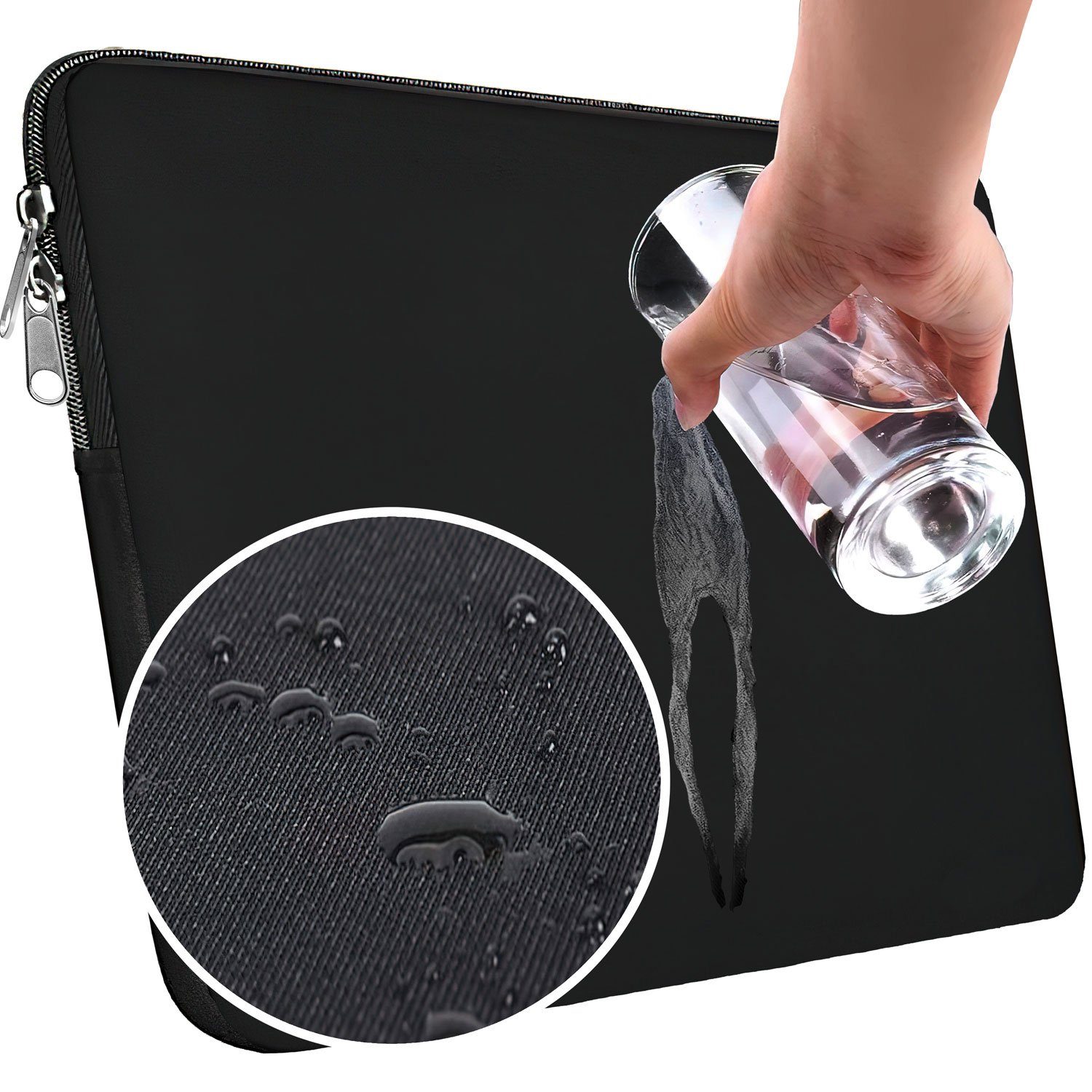 Goods+Gadgets Laptop-Hülle Neopren Notebook Schutzhülle 35,6 cm (14 Zoll), Laptop-Tasche