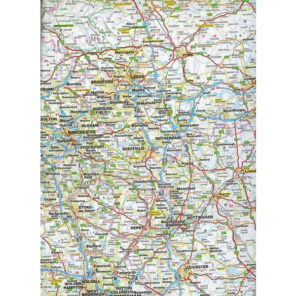 ADAC LänderKarte Großbritannien / Irland 1 : 650 000 - Straßenkarte