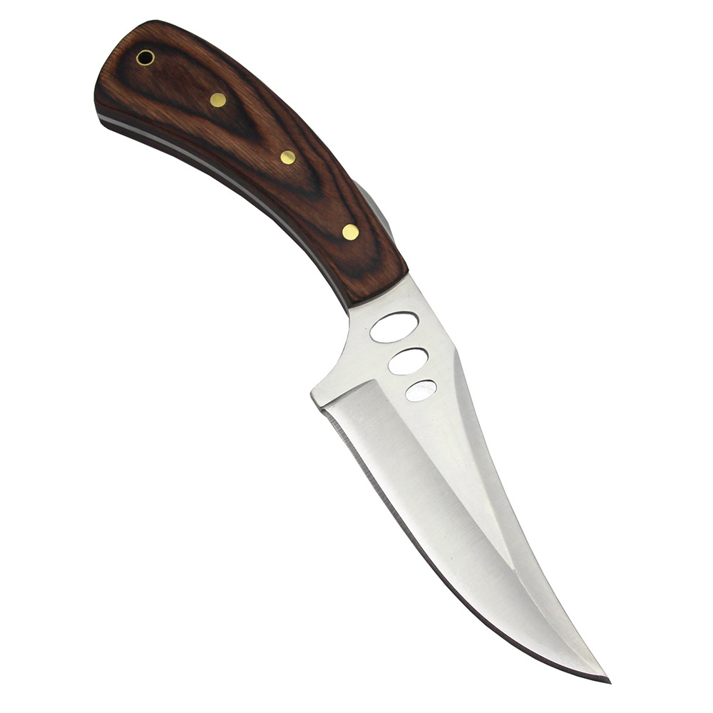 Solax Sunshine Outdoor-Fahrtenmesser Pakkaholz/