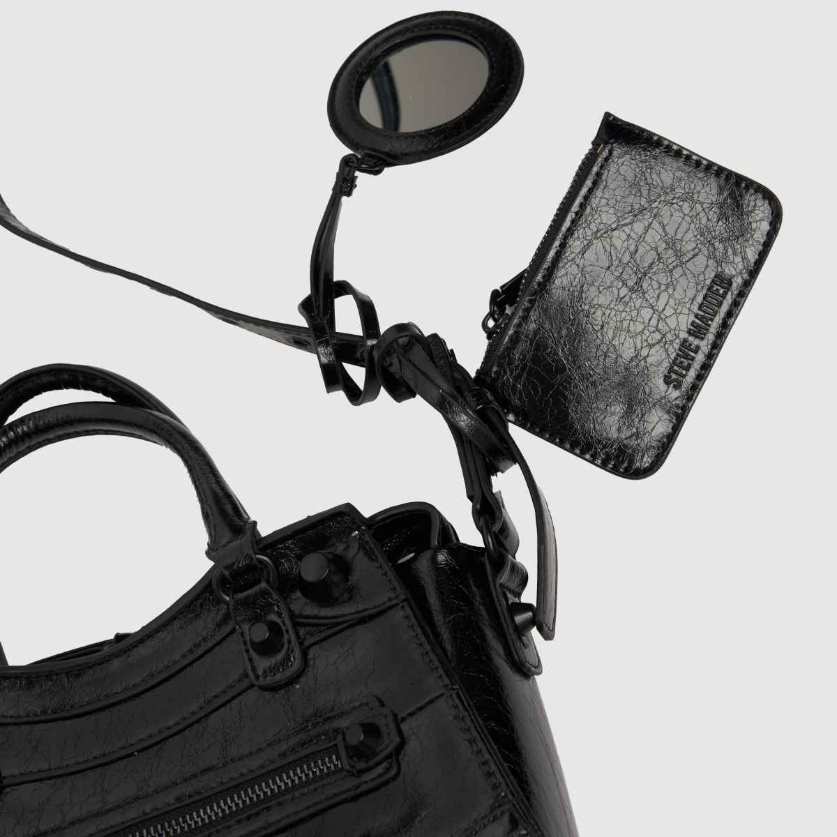 Steve Madden fekete bcelia crossbody táska