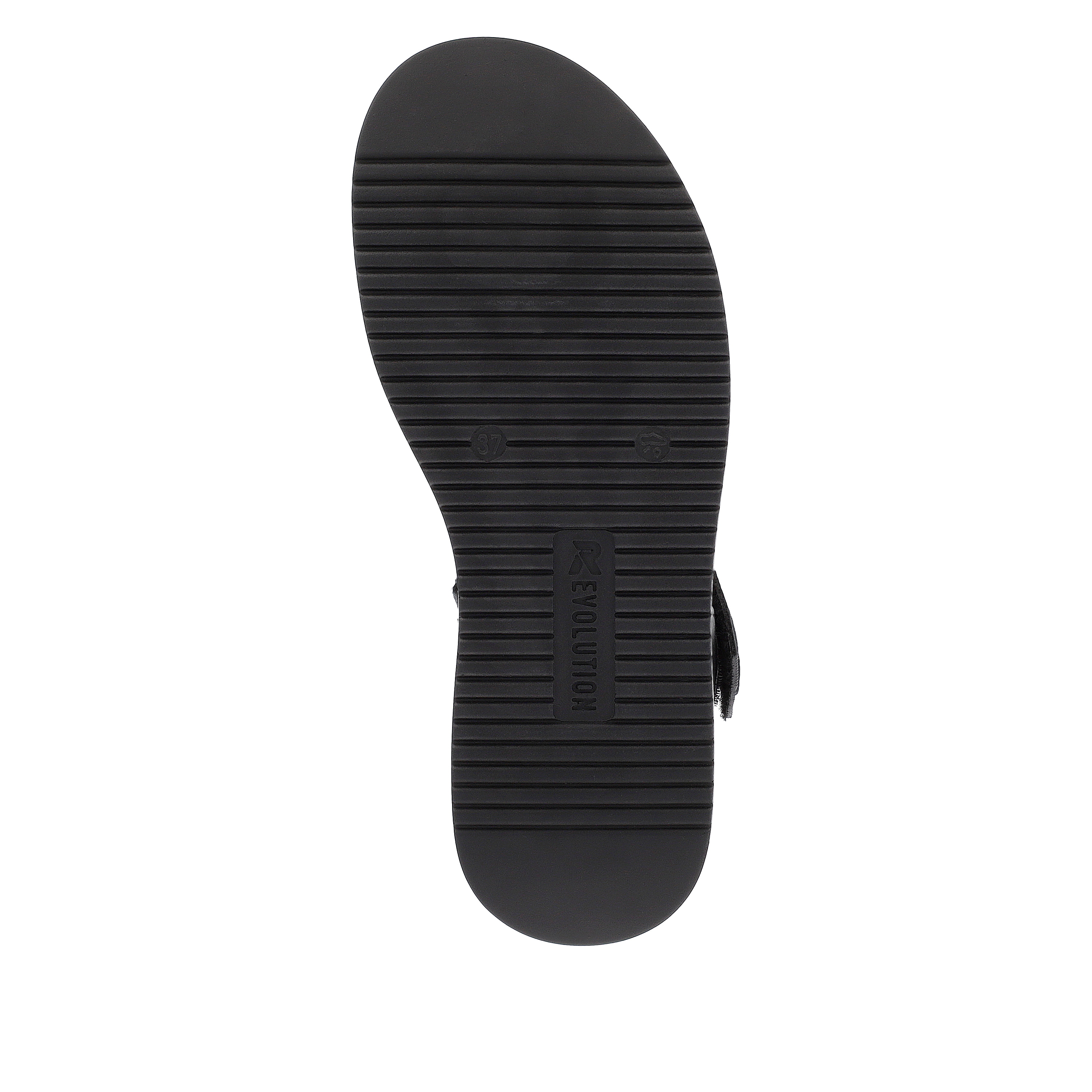 Rieker Damen Riemchensandalen night black