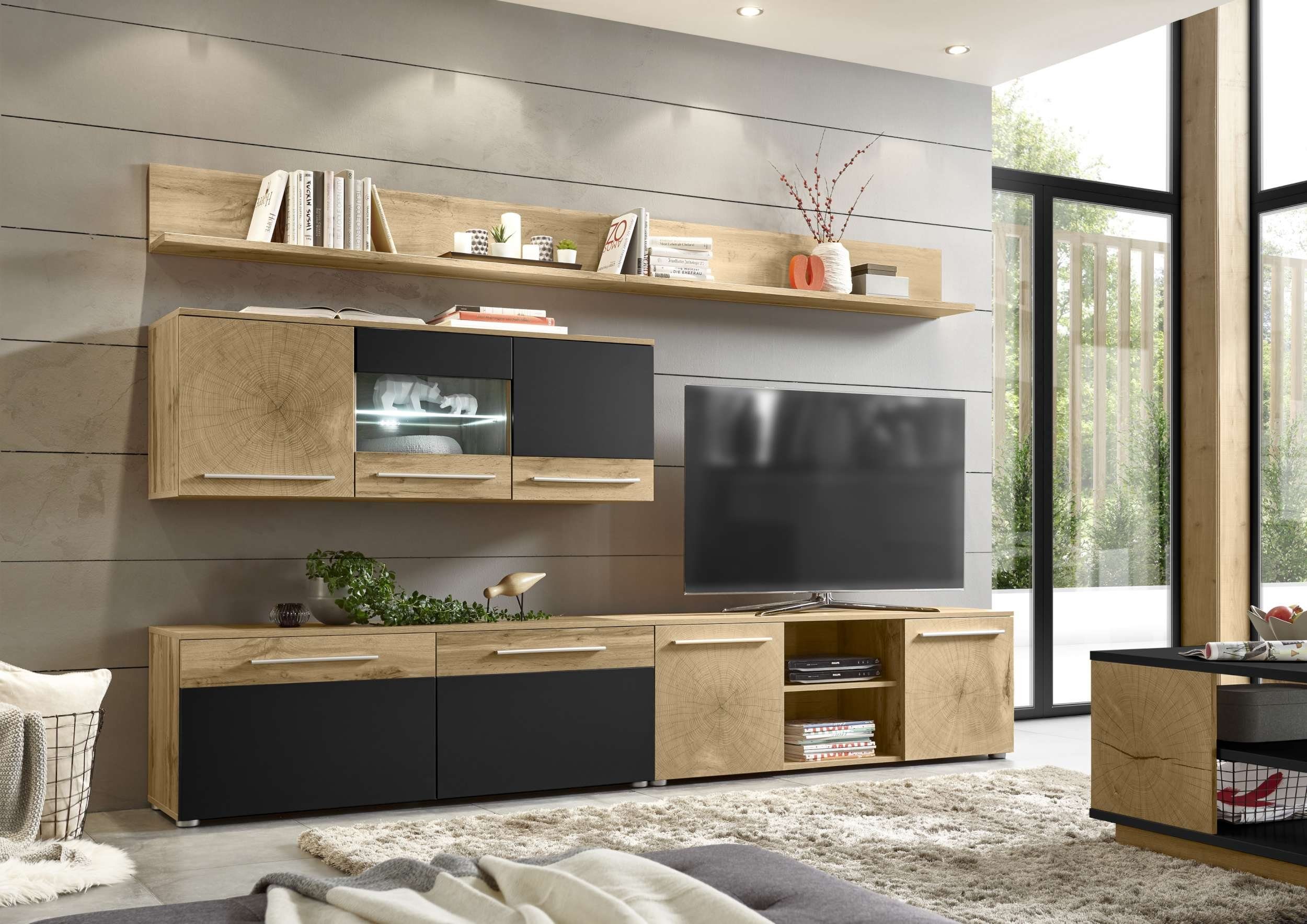 Stylefy Wohnwand Lorano