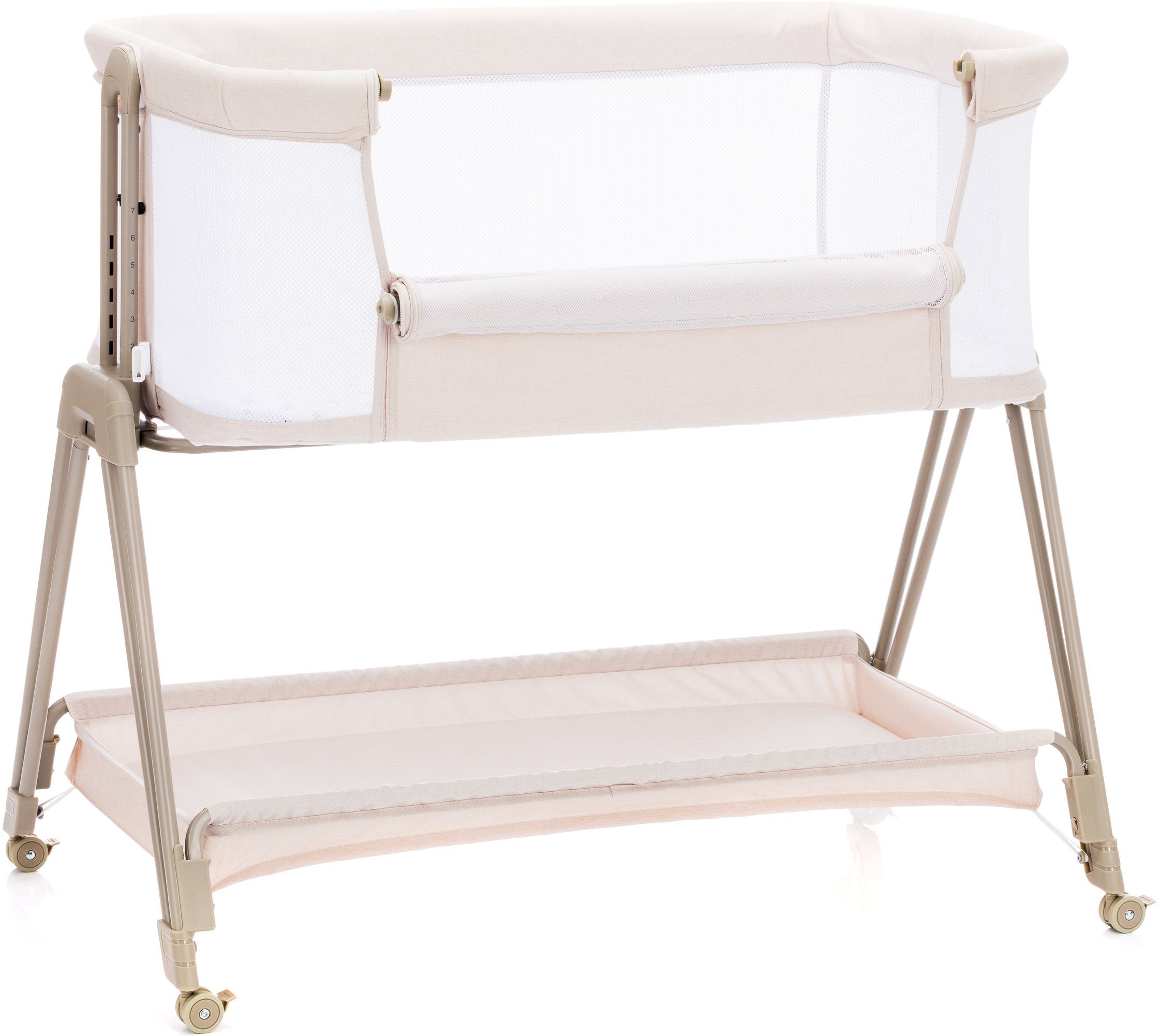 Fillikid Beistellbett Dream, creme, mit Matratze