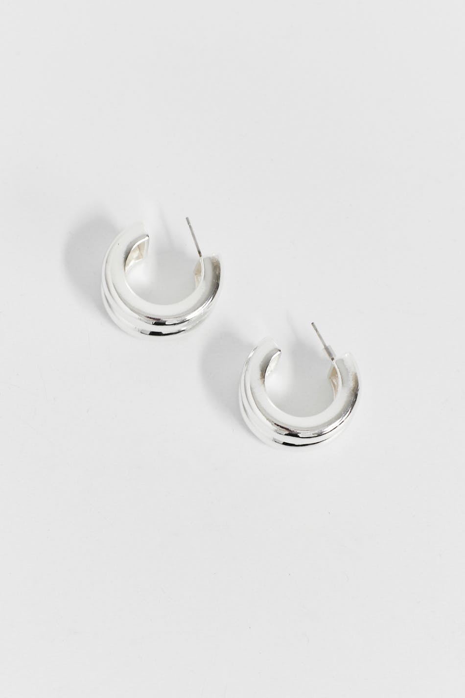 Double hoops earrings