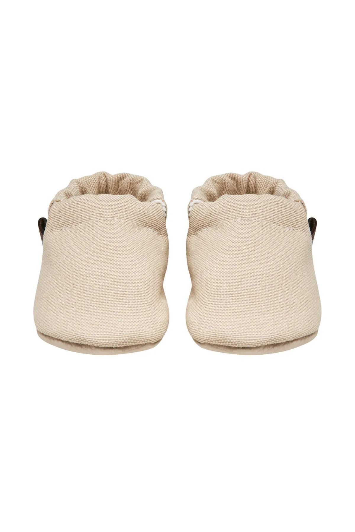 Caluu Baby  Steinfarbene Babyschuhe aus Öko-Tex-Baumwolle