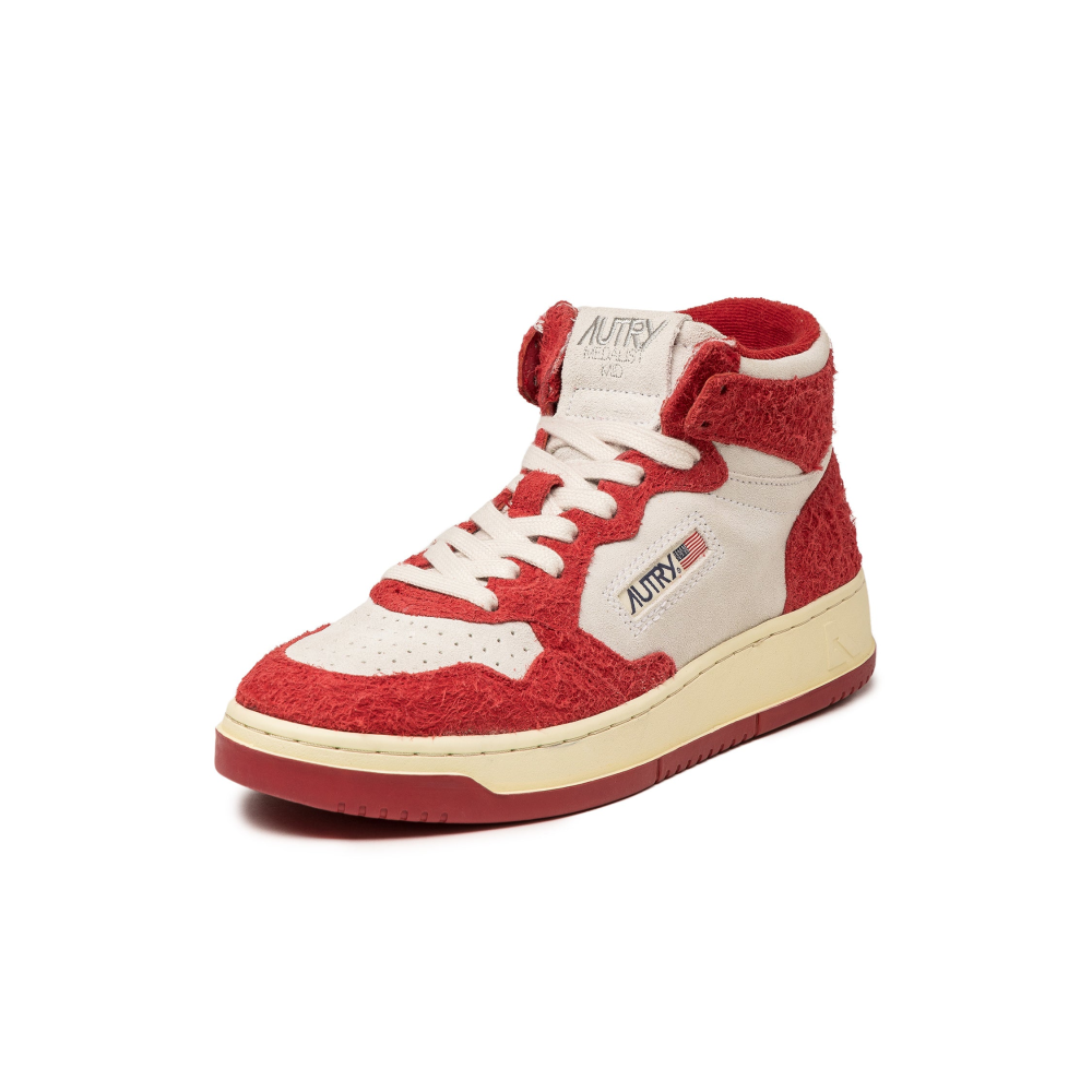 Autry Medalist Mid W Suede Long AUMWSH01 / rot