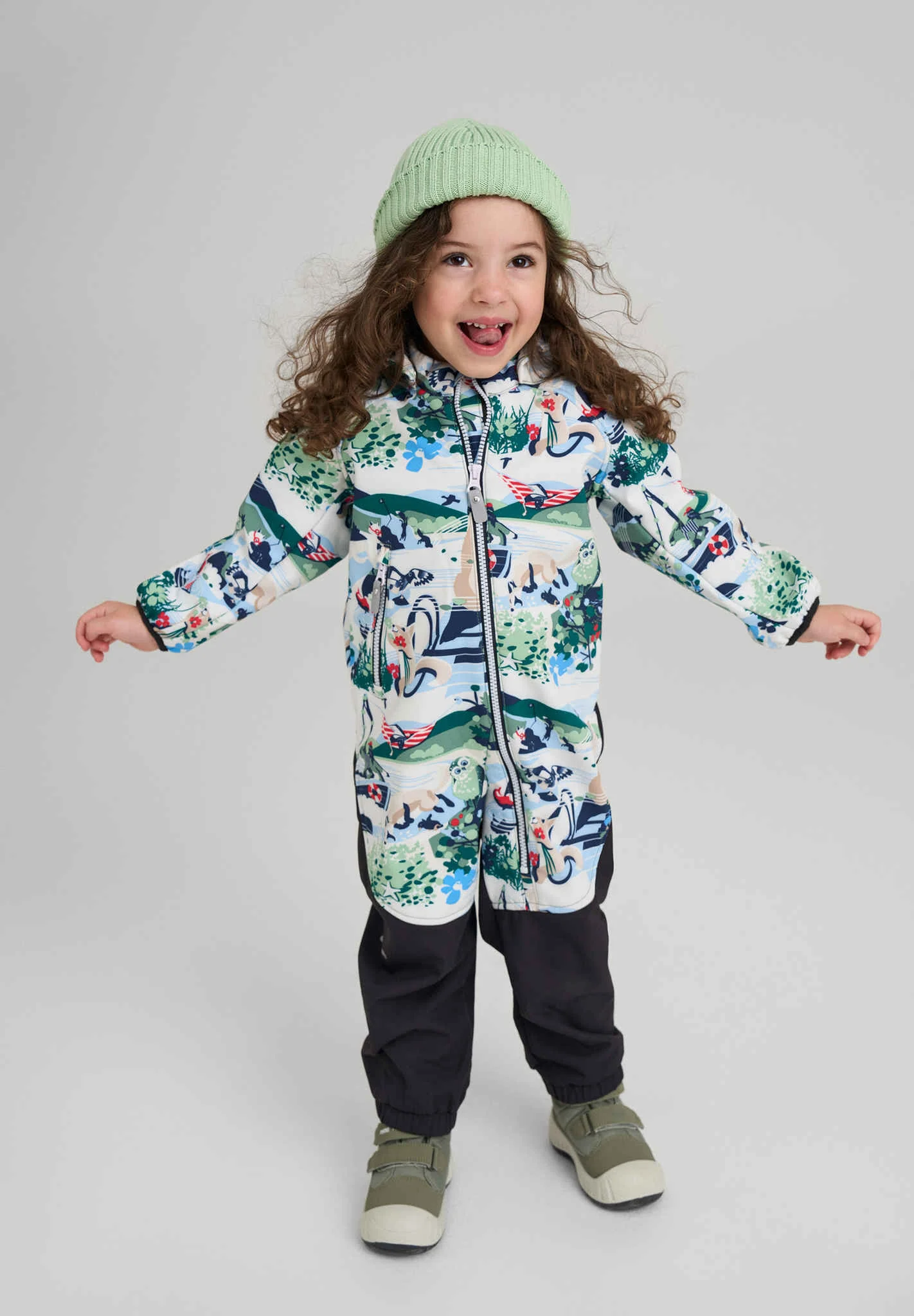 Kleinkinder Softshell Overall Mjosa