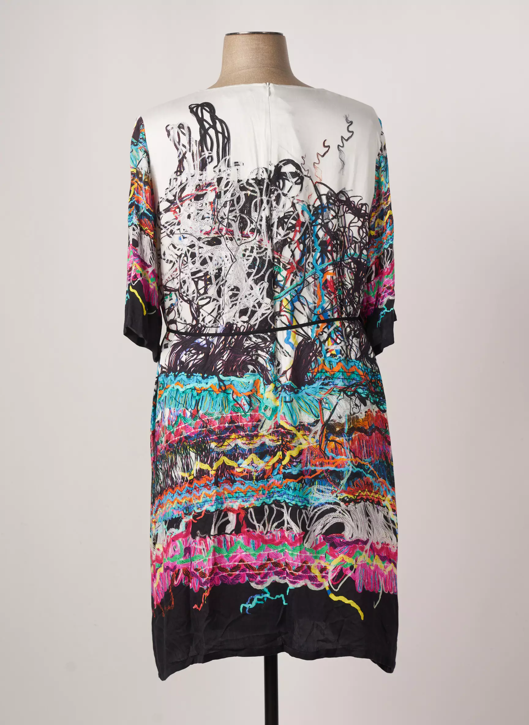 Pause Cafe Robes Mi Longues Femme couleur noir