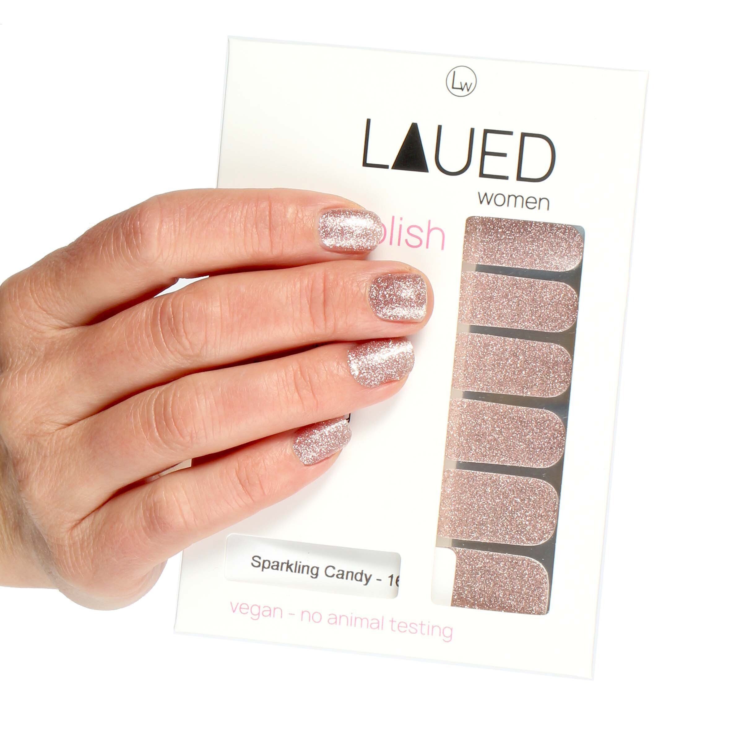 LAUED Nagellack solid glitter, aus zertifizierter Produktion (SGS / SEDEX) und Material (FSC)