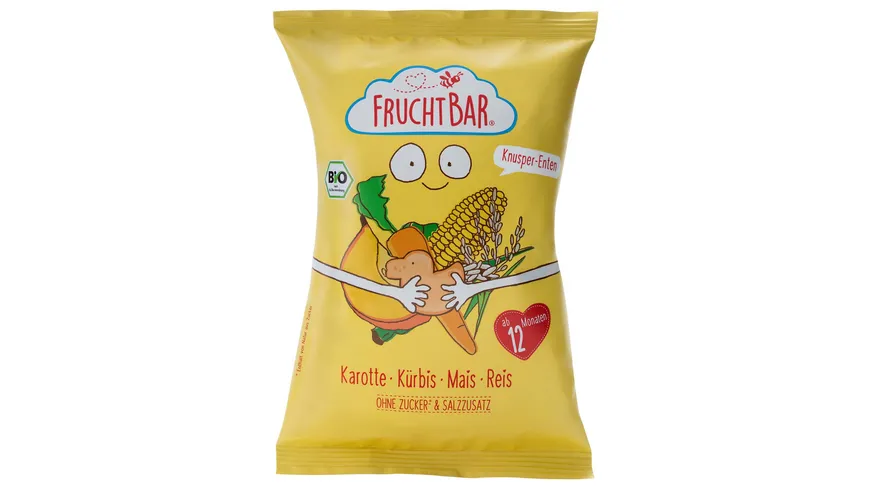 FRUCHTBAR Bio-Knusper-Enten Karotte, Kürbis, Mais, Reis 30 g