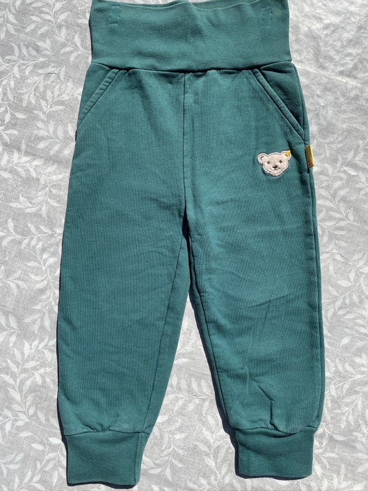 Steiff Sweathose in Dunkelgrün günstig kaufen 80