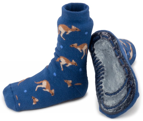 Ewers ~ Stoppersocke SoftStep ~ Känguru blau