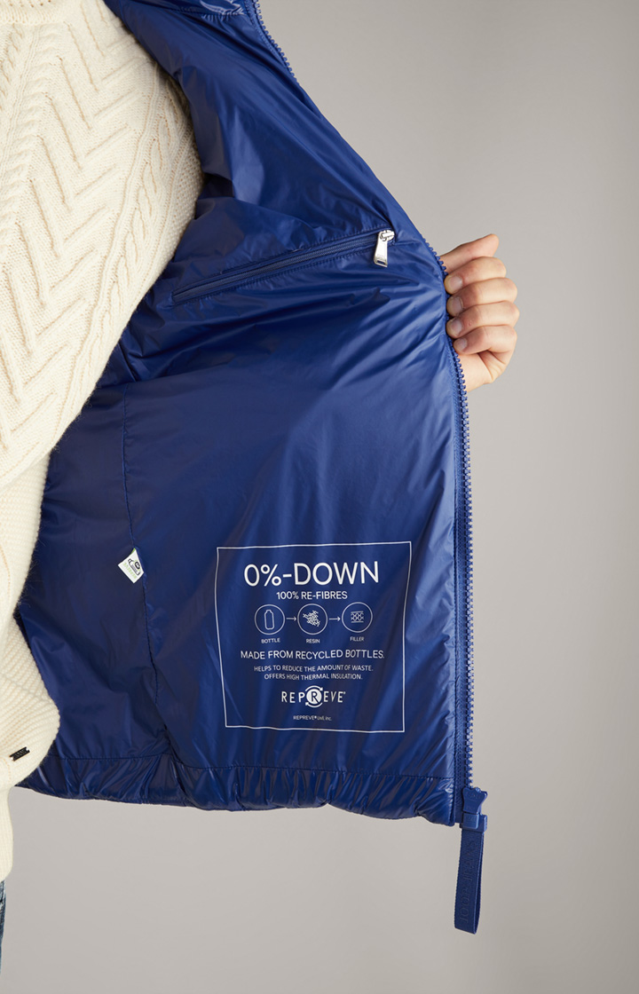 Nylon-Steppweste Vanor in Blau