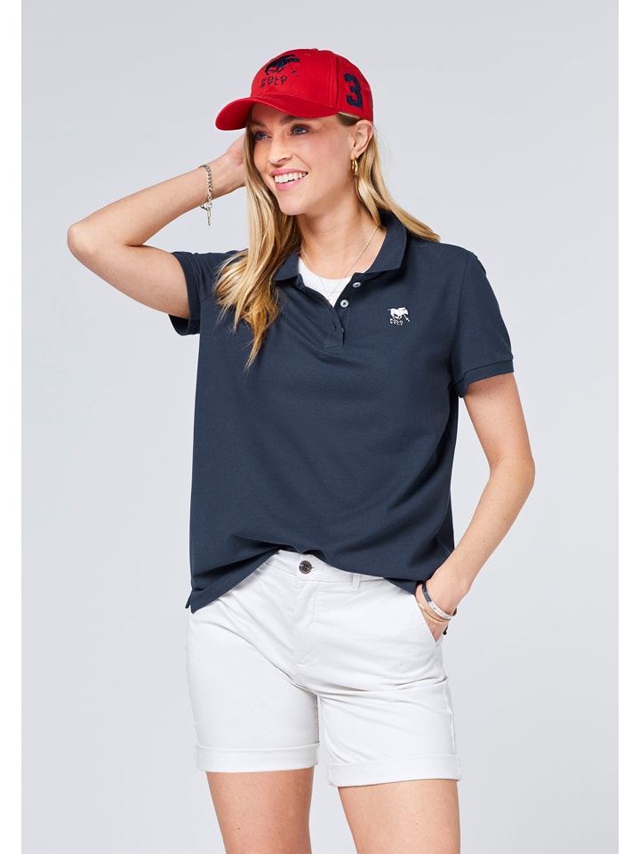 Polo Sylt Poloshirt in Dunkelblau günstig kaufen