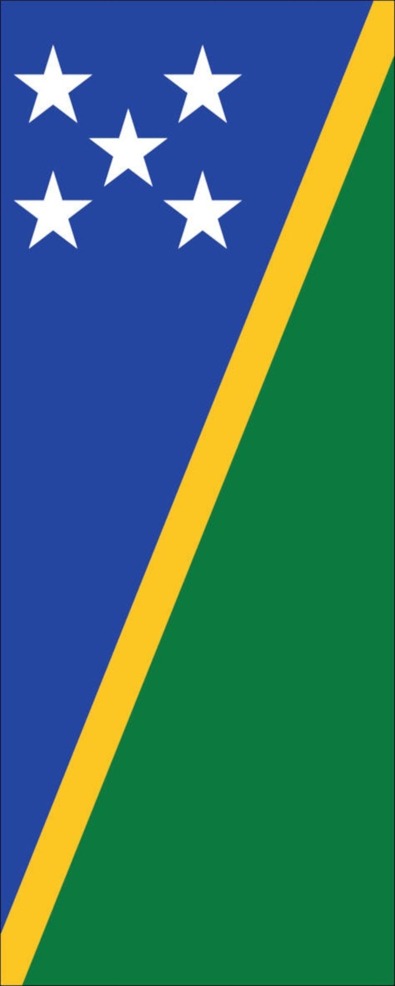 flaggenmeer Flagge Flagge Salomonen 110 g/m² Hochformat