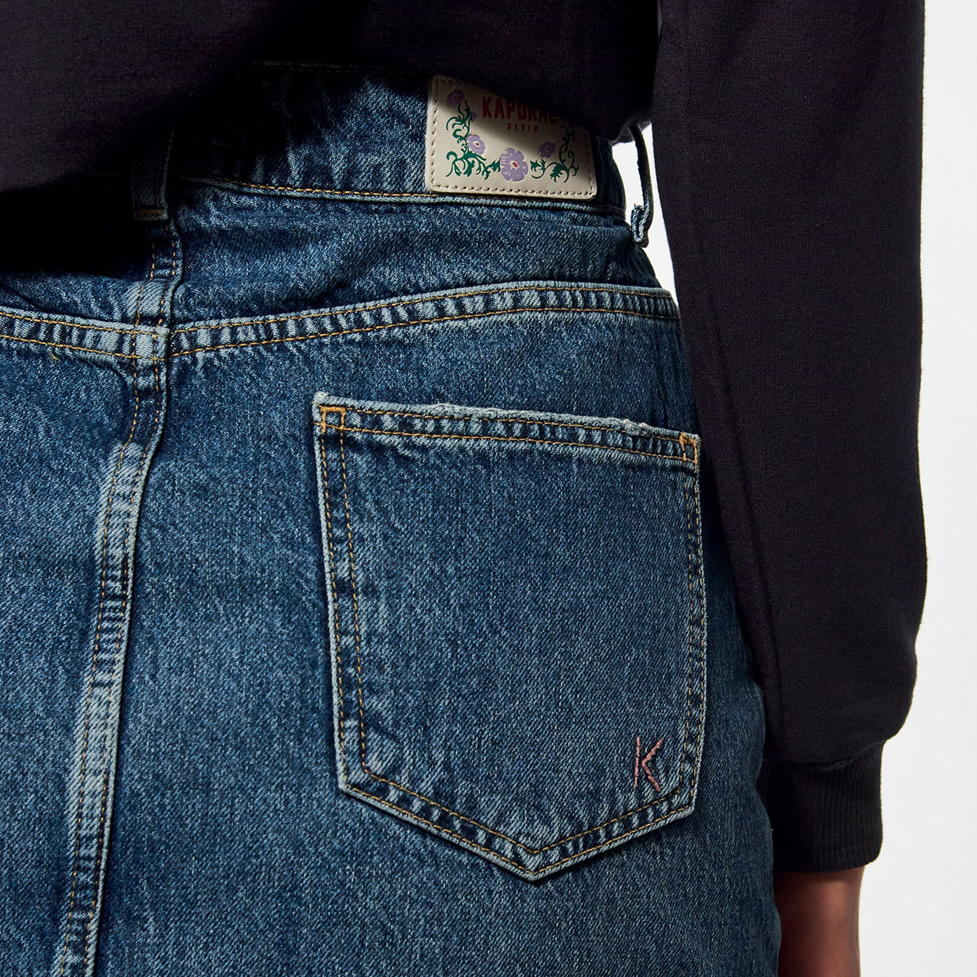LITA   Jupe en jean Femme en 100% coton
