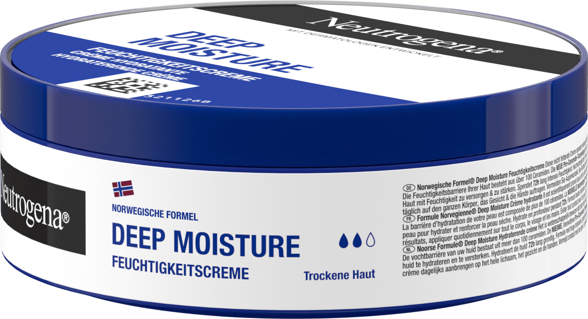 Pflegecreme Deep Moisture, 200 ml