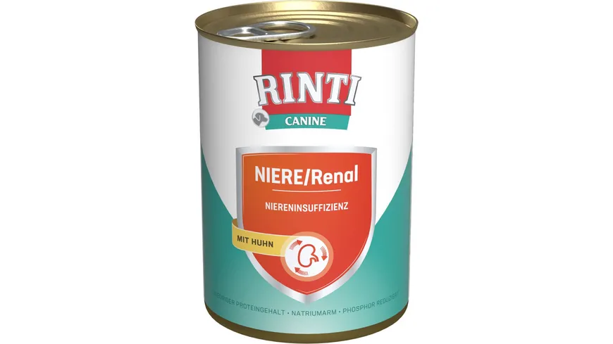 RINTI Hundenassfutter Canine Niere/Renal Huhn 800 g