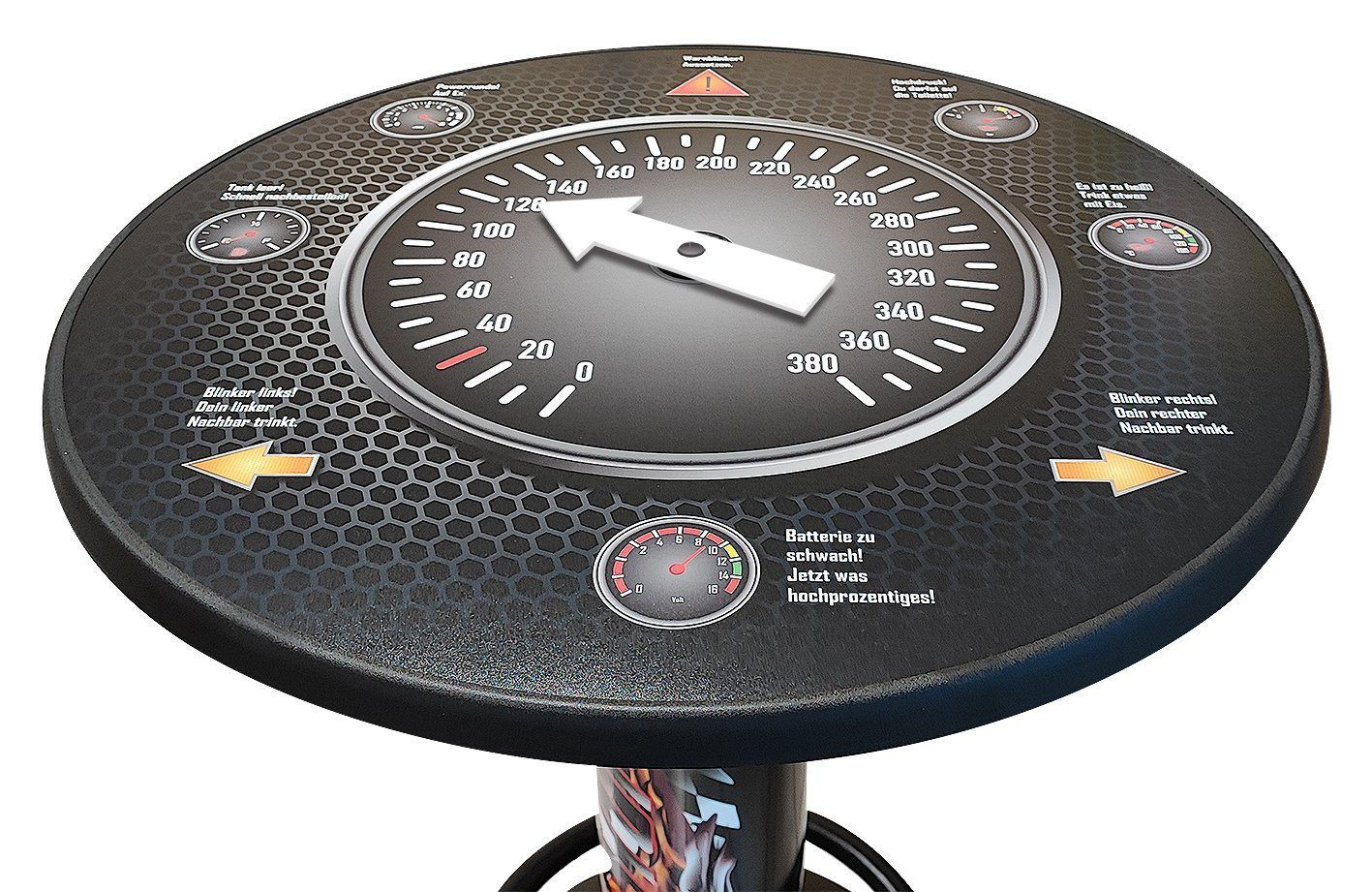 Stehtisch SEVERIN Stehtisch Quick Table Design Pitstop, Bistrotisch