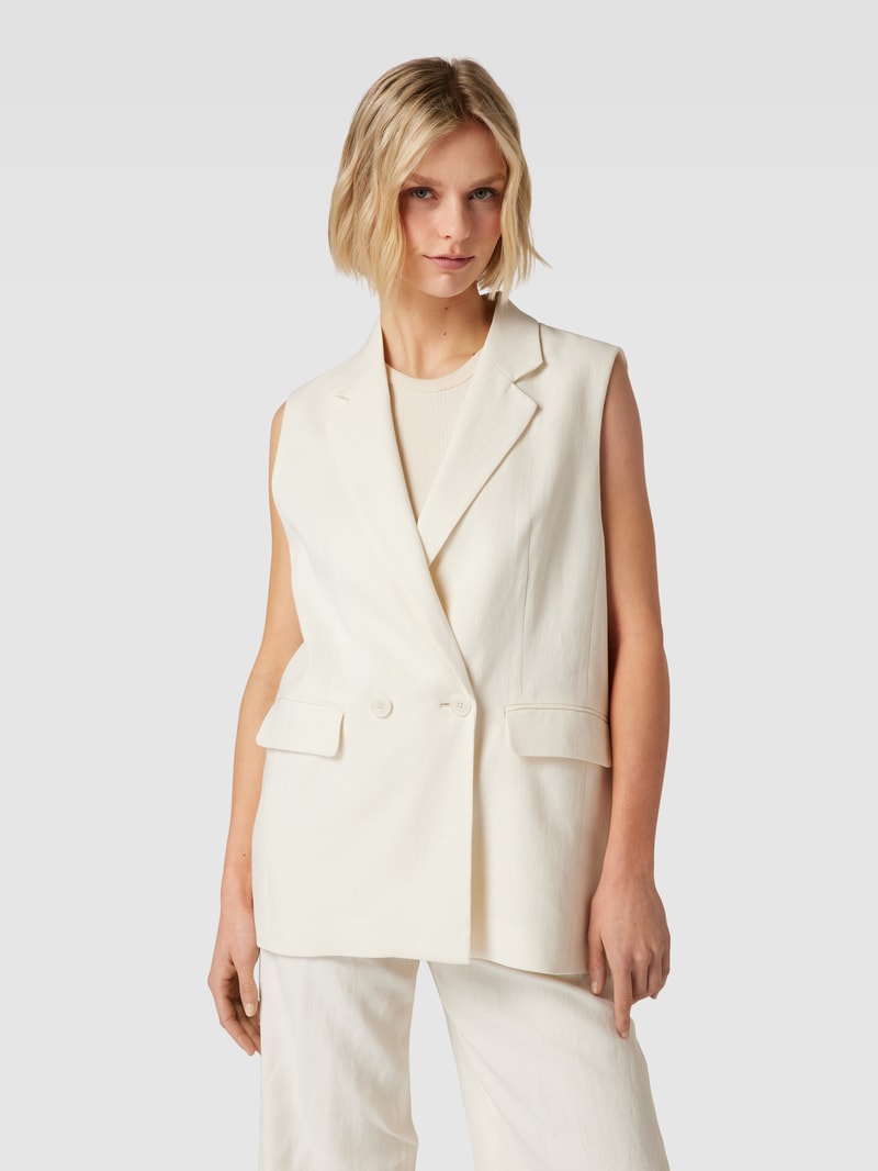 Blazer mit Pattentaschen Modell 'HAINAULT' in offwhite