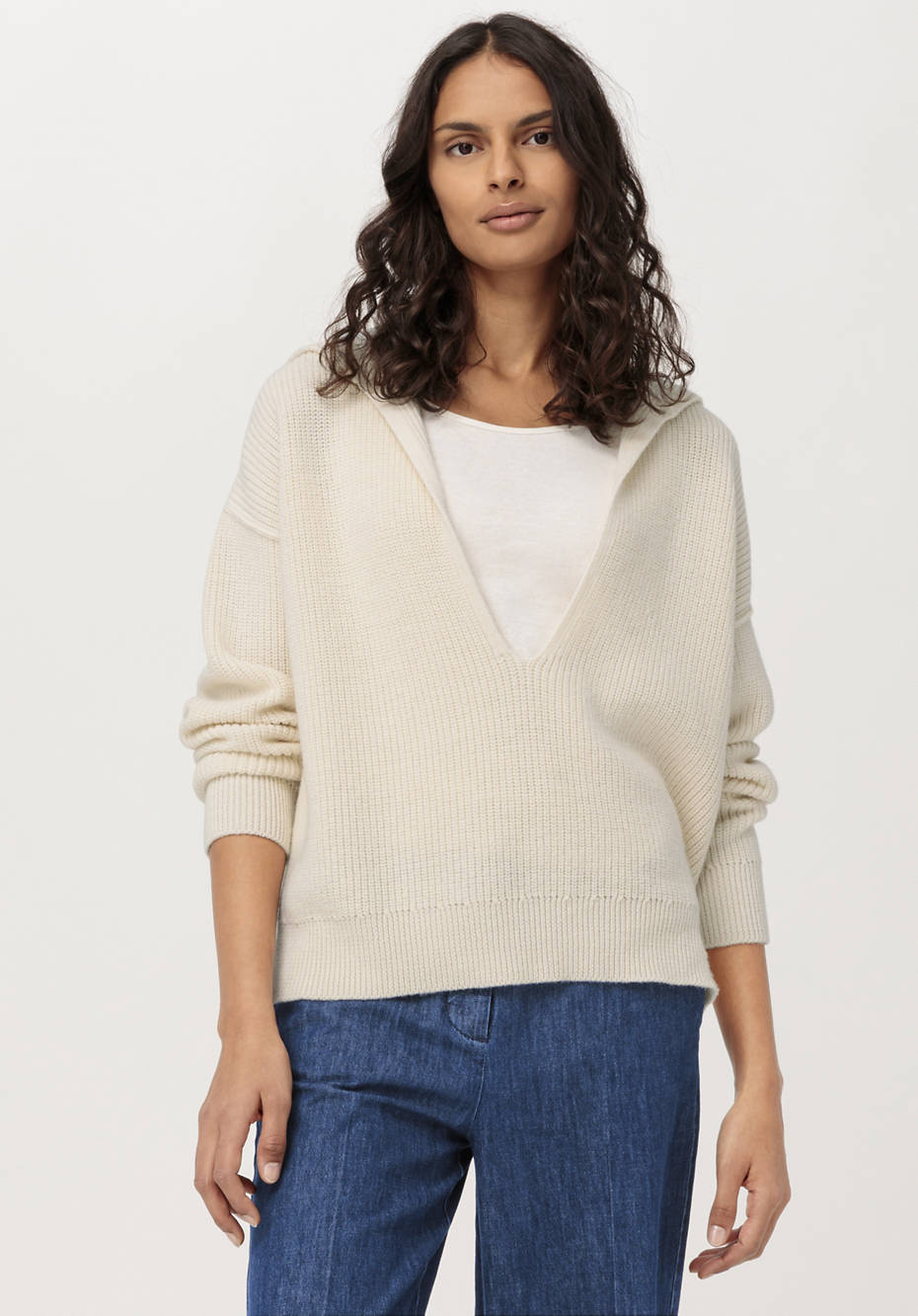 Pullover aus Bio-Baumwolle und Bio-Schurwolle